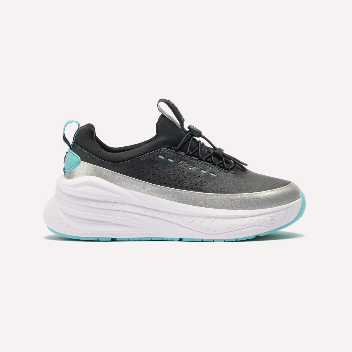 Black / Platinum / Aqua