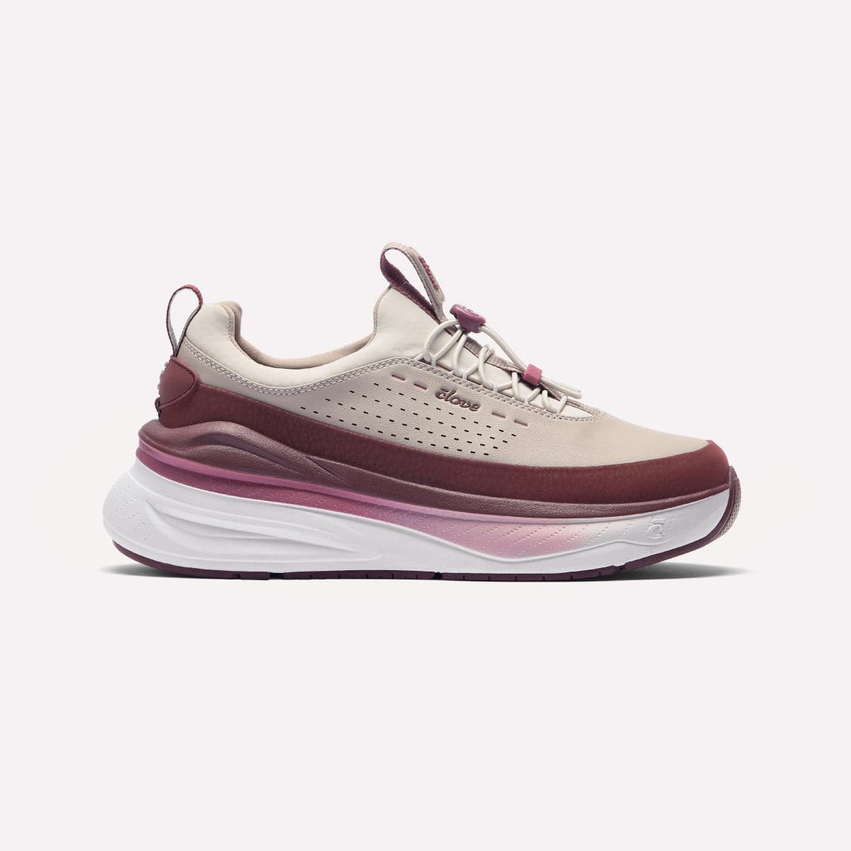 Burgundy / Tan