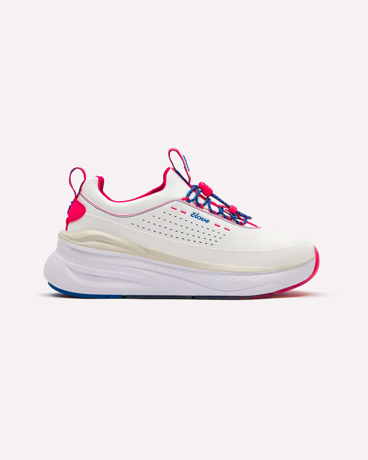 White / Electric Red / Blue