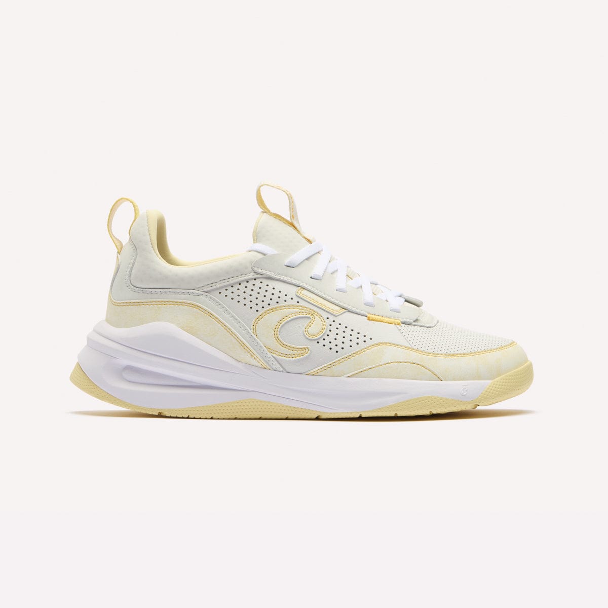White / Brushed Yellow